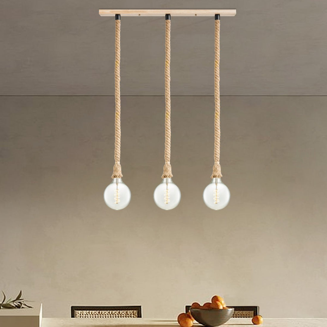 hanglamp Leonardo - 3L G125 - dimbaar E27 helder