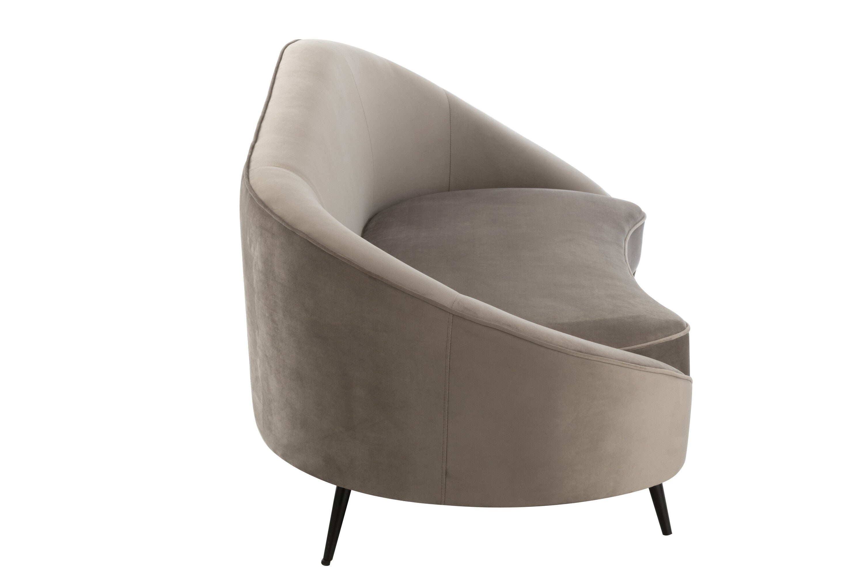 Bank Elisabeth Textiel Zilver
