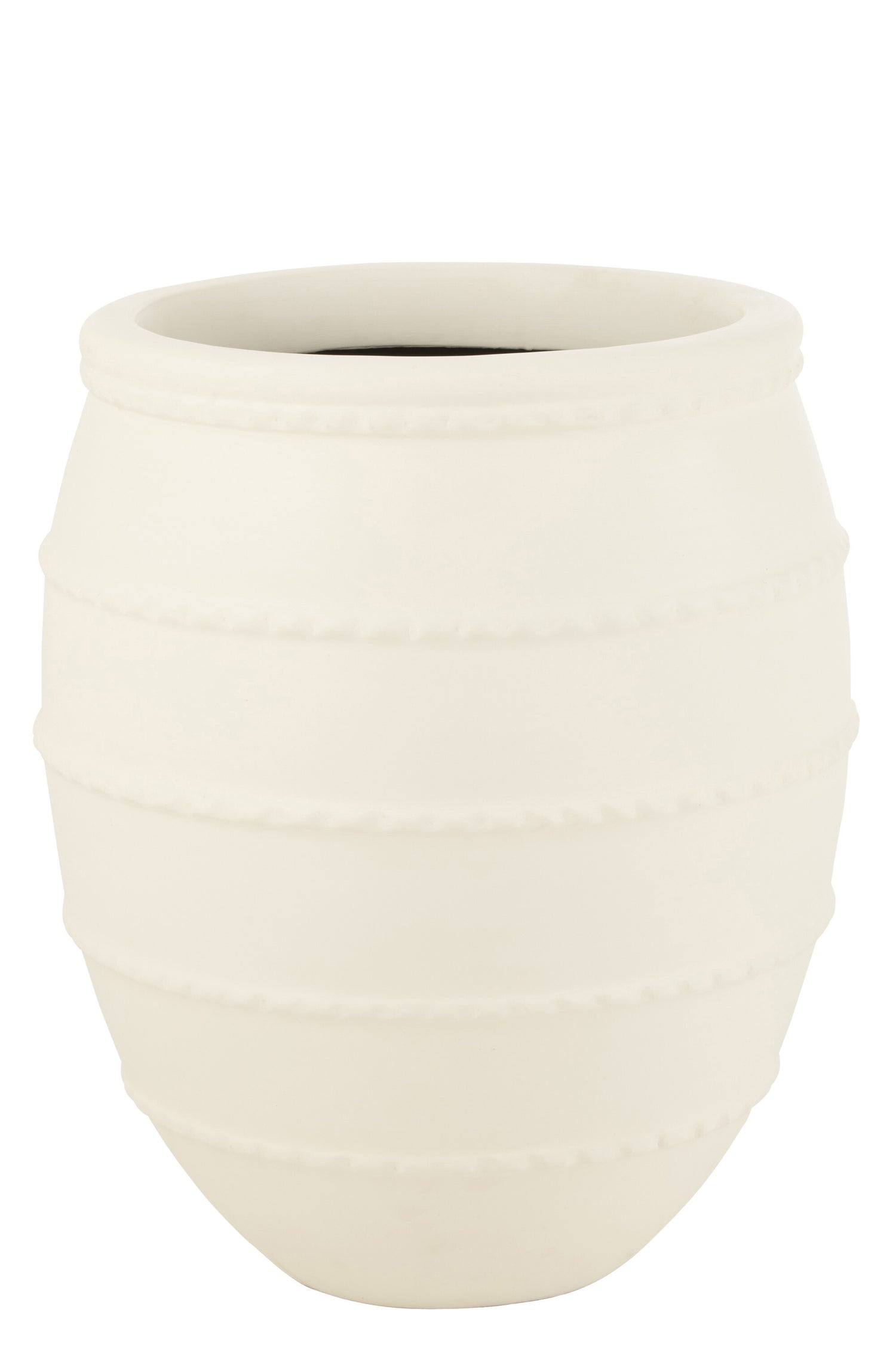 Bloempot Terracotta Wit