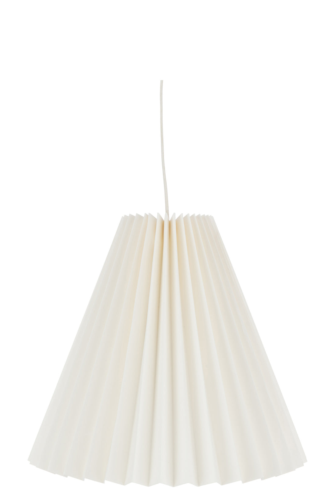 J-Line Belvivere Perkamentlight van gevouwen supergoede kwaliteit papier  lamp  - wit