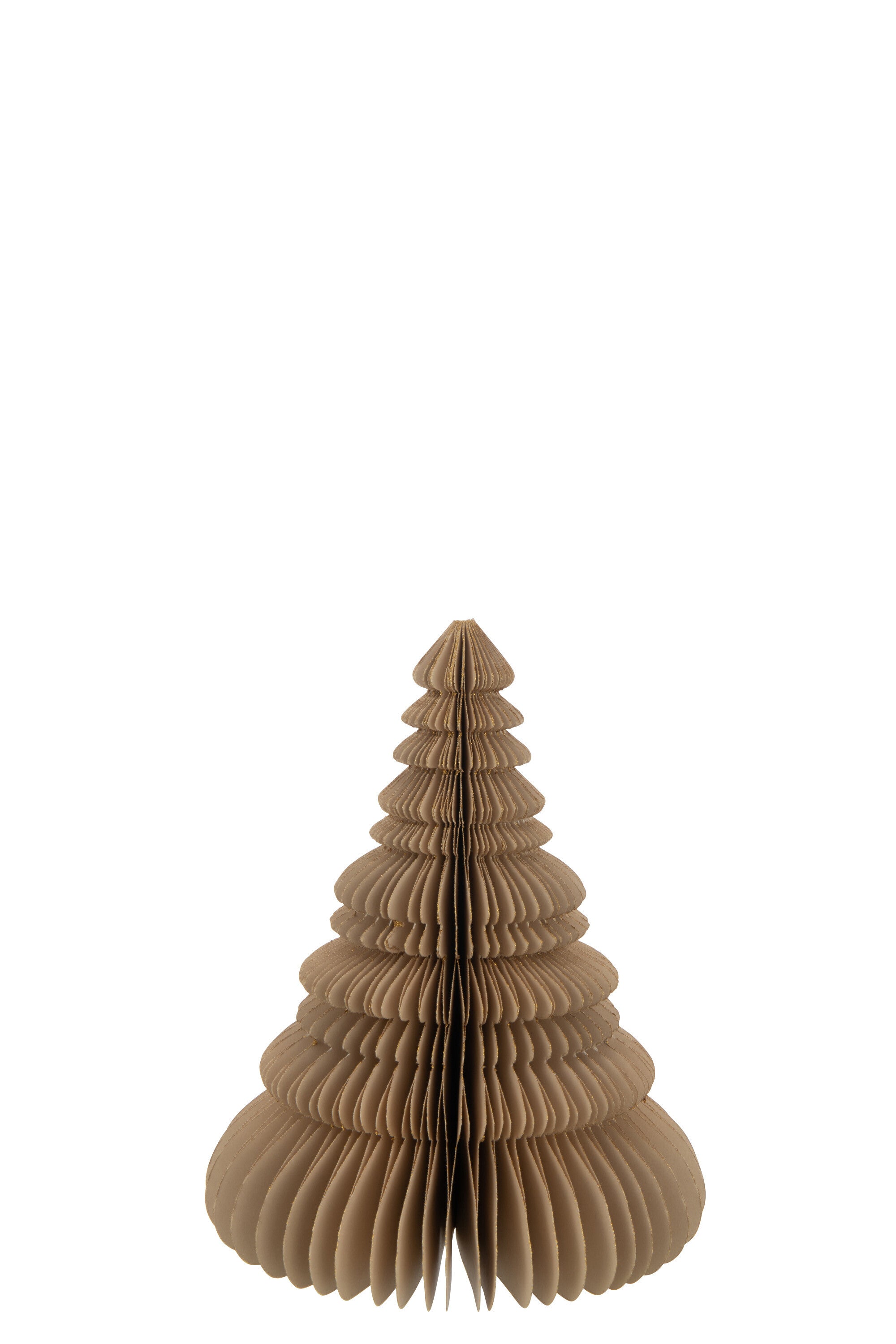 J-Line Christmas Tree Folding Paper Beige Medium