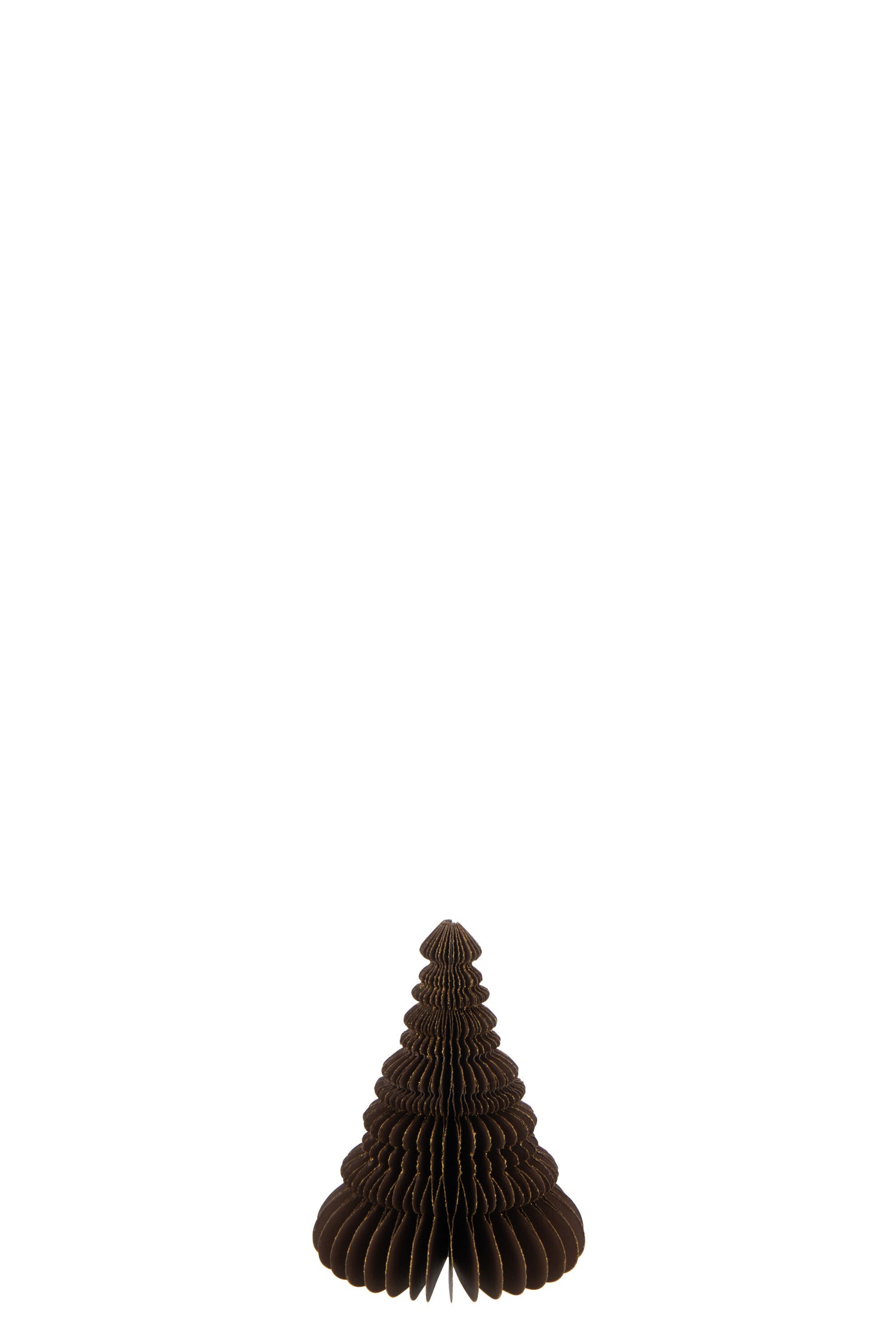 J-Line Hanger Kerstboom Papier Bruin Small