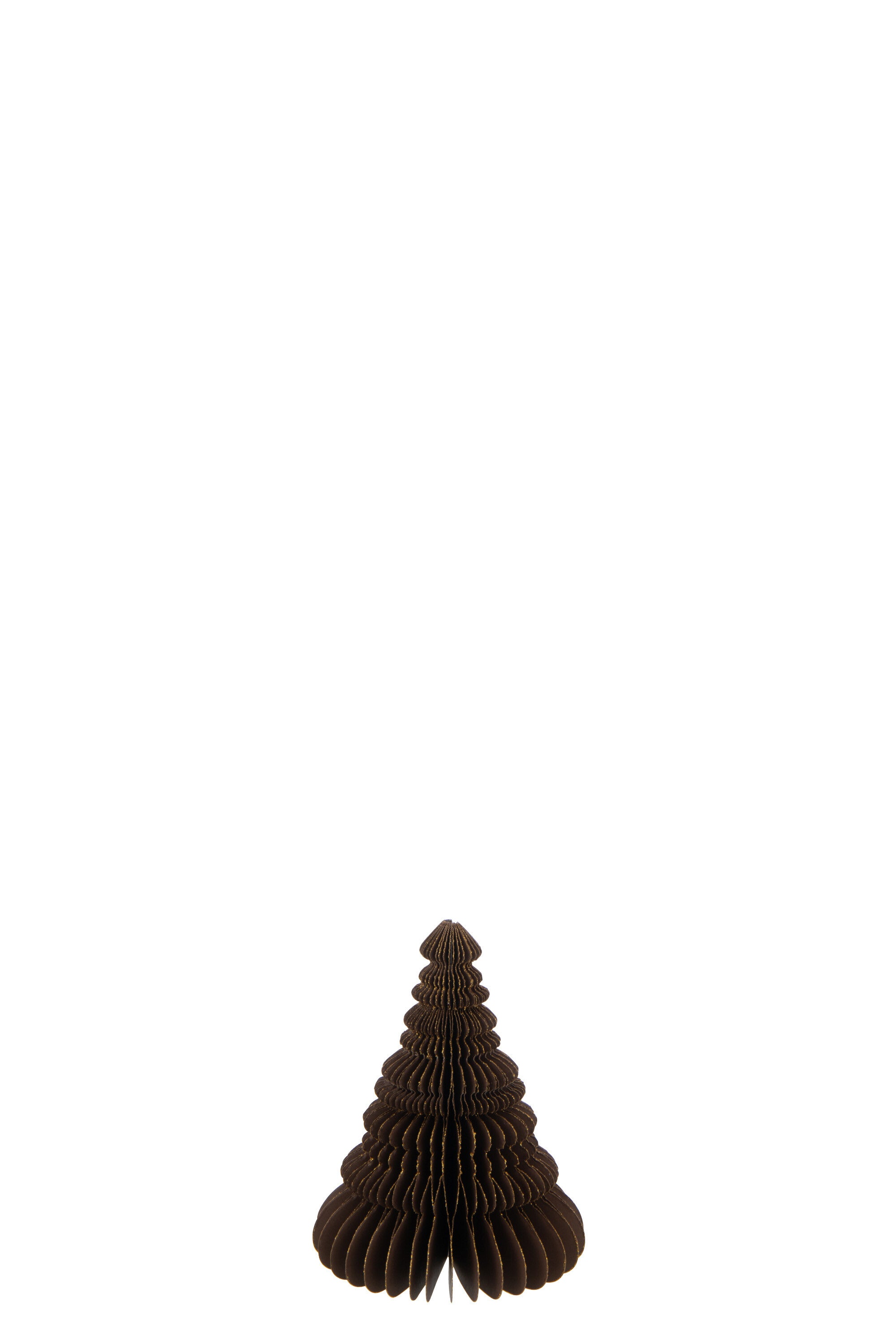 J-Line Hanger Kerstboom Papier Bruin Small