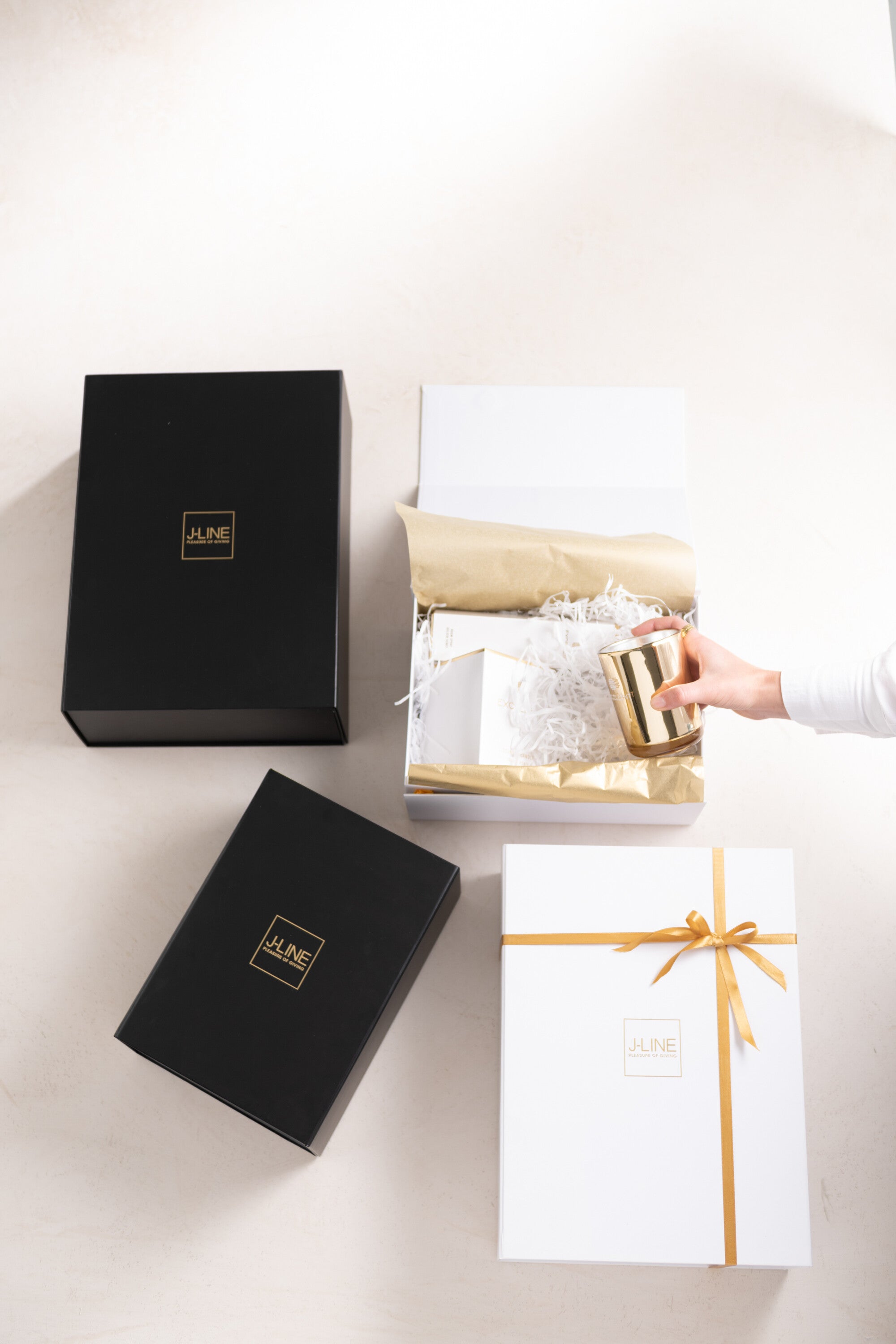 Cadeaubox J-Line Zwart L