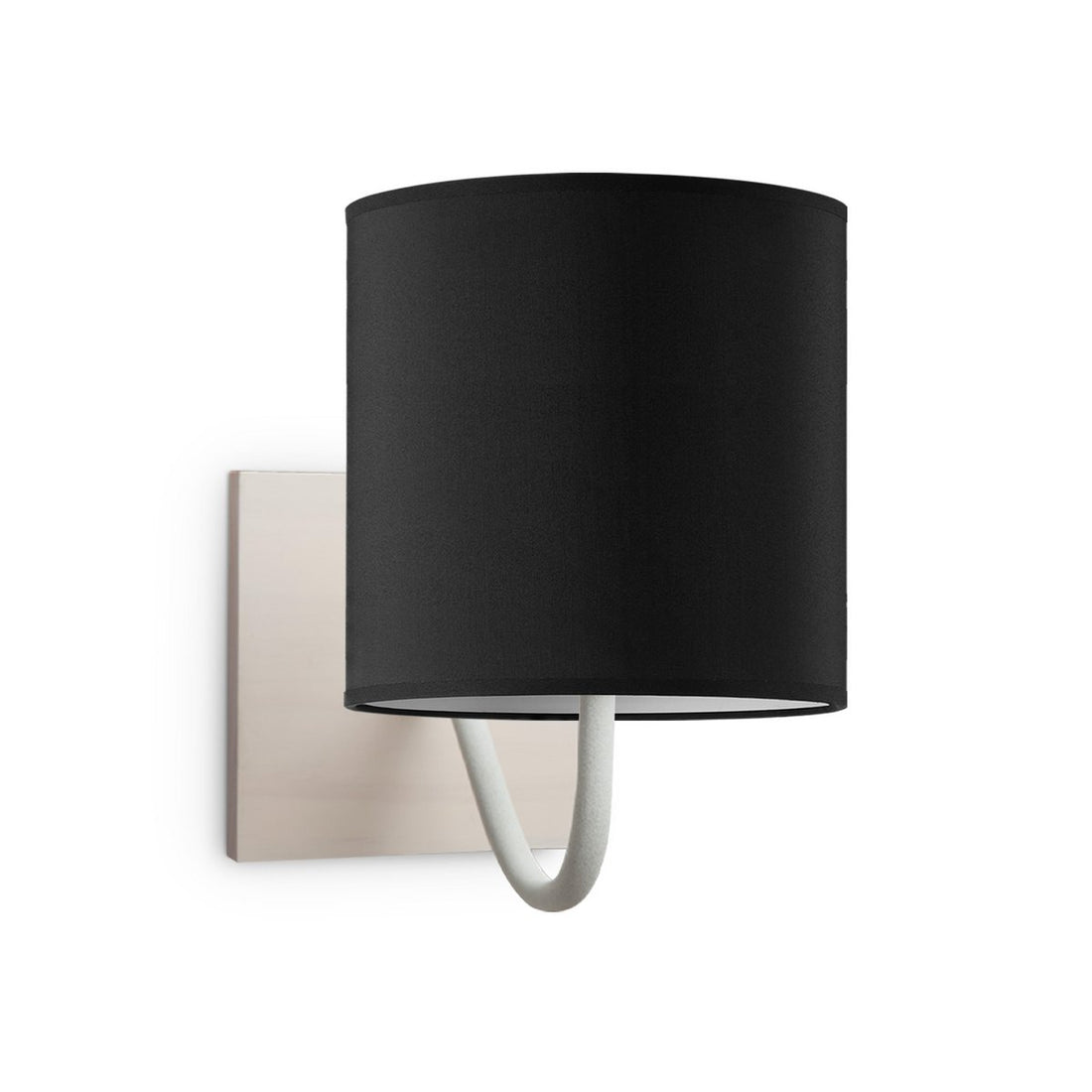 Wandlamp - Beach E27 Lampenkap zwart 16cm