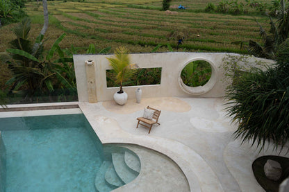 De Isla Palm Kussenhoes - Natuurlijk Wit