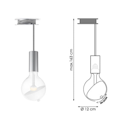 Hanglamp Move Me - Pulley Sphere 5.5W 2700K grijs-wit