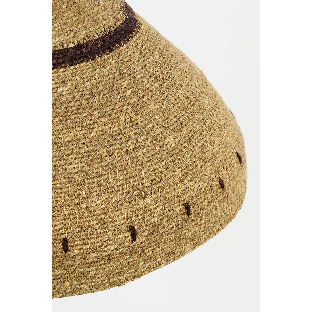 Belvivere Hanglamp - H22 x Ø41 cm - Jute - Lichtbruin