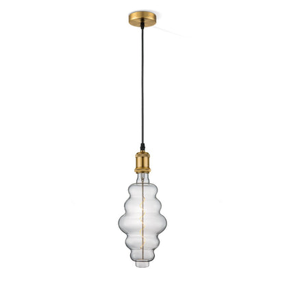 hanglamp brons vintage Cloud - dimbaar E27 helder