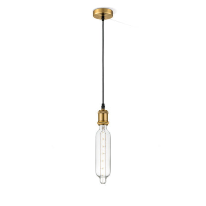 hanglamp brons vintage Tube - G78 - dimbaar E27 helder