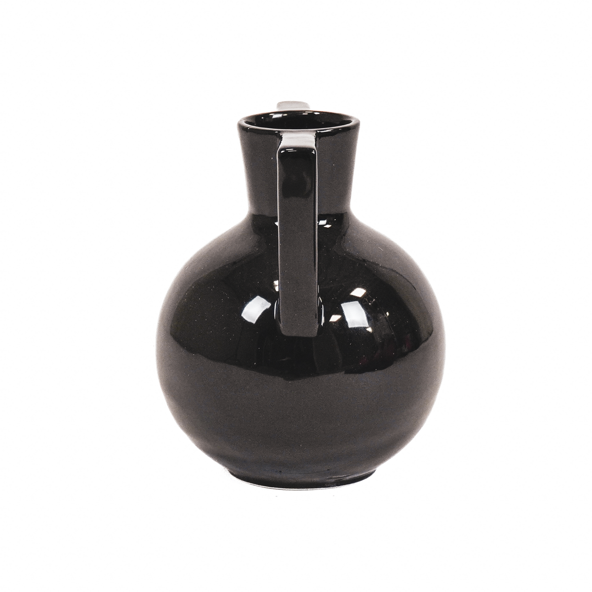 Vaas - Kettlebell - Keramiek - Zwart - 14,5x14,5x18,5cm