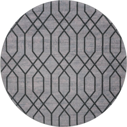 Vloerkleed Pattern Rond Groen ø120 cm