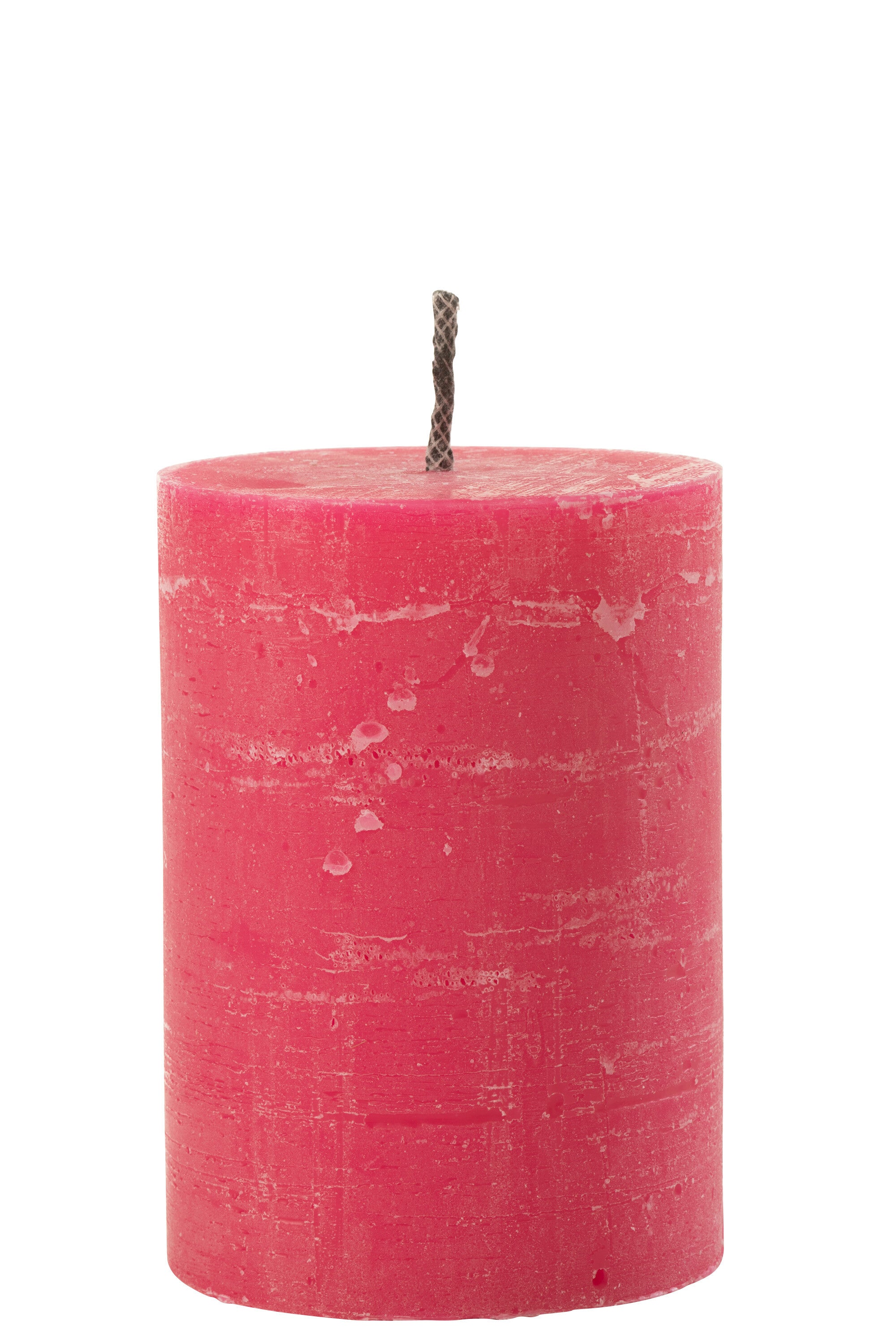 J-Line Buitenkaars Pilaar Paraffine Roze Medium-95Uren