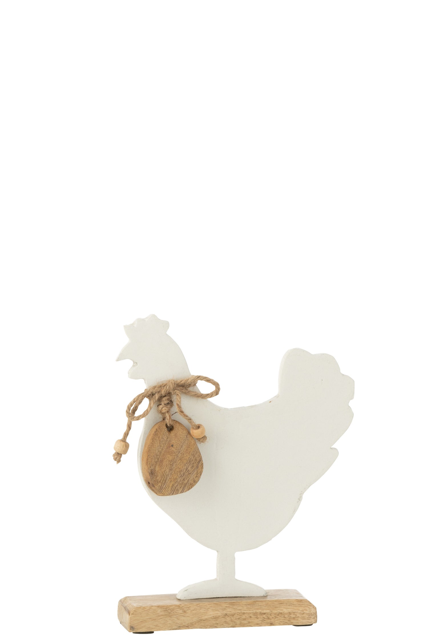 J-Line Haan + Ei Aluminium Wit Groot