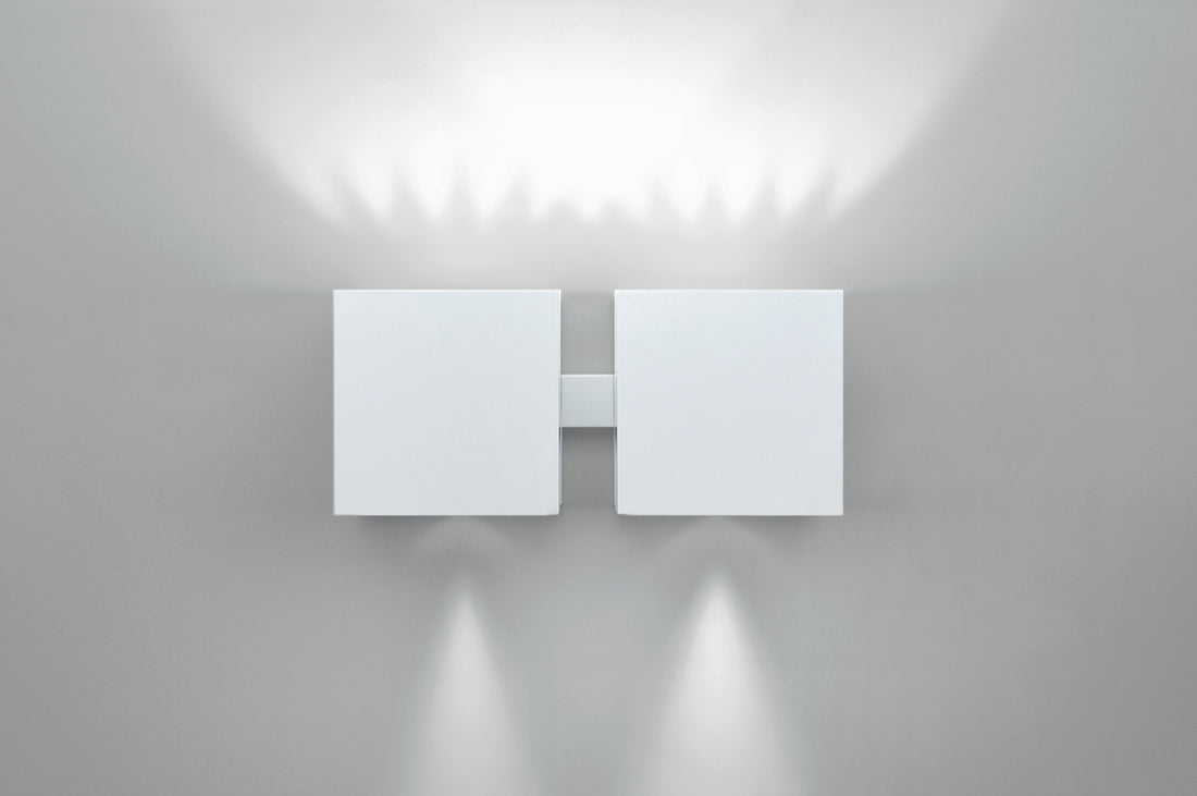 Dau 80 wandlamp 2 x G9 gestructureerd wit