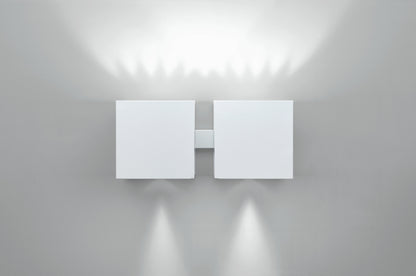 Dau 80 wandlamp 2 x G9 gestructureerd wit