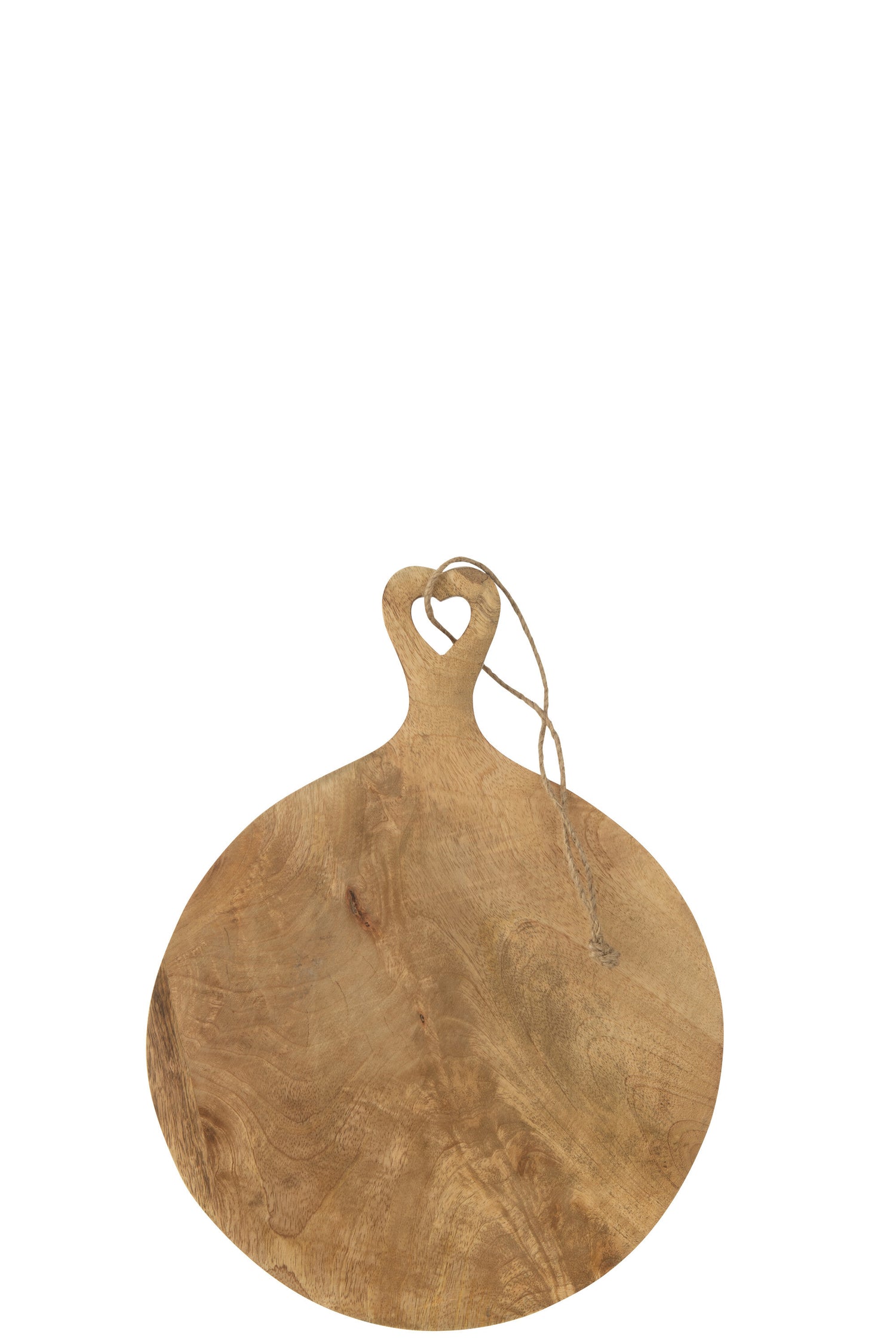 Snijplank rond hart mangohout klein