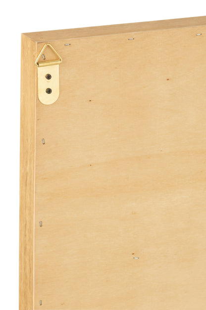 Wanddecoratie Zeester Hout Natuurlijk