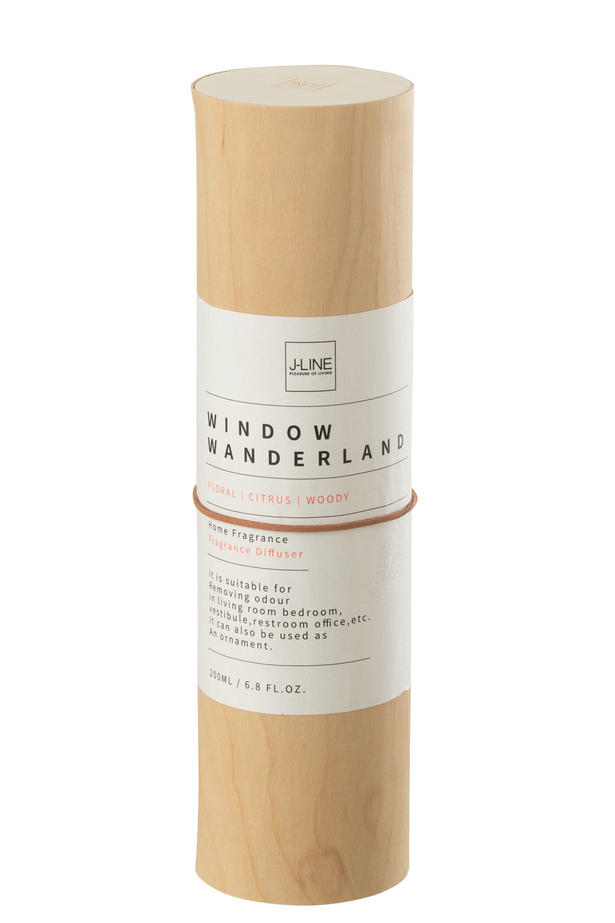 J-Line Verspreider Rond Window Wanderland Transparant L