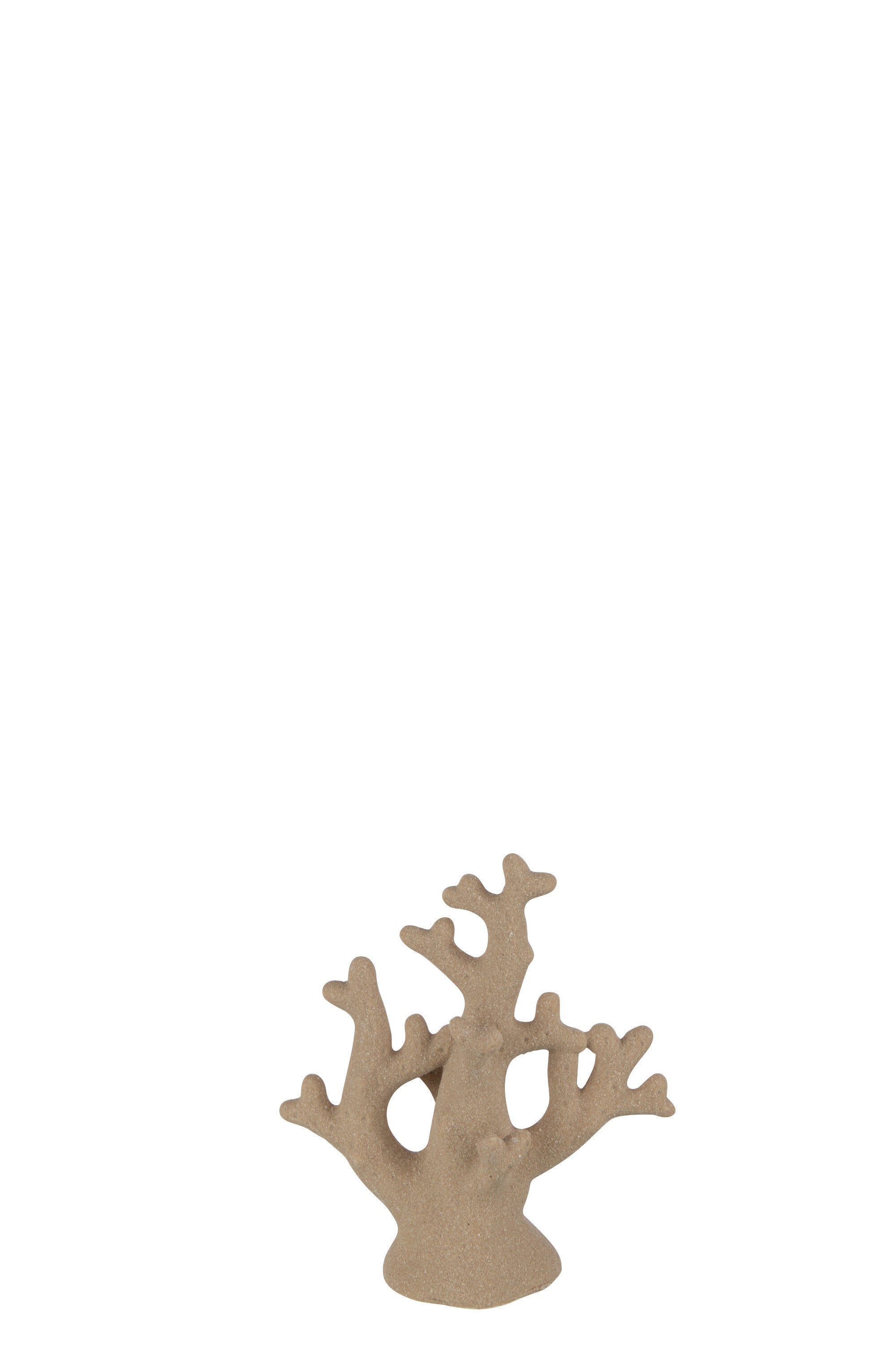 Koraalzand Glazuur Porselein Beige Klein