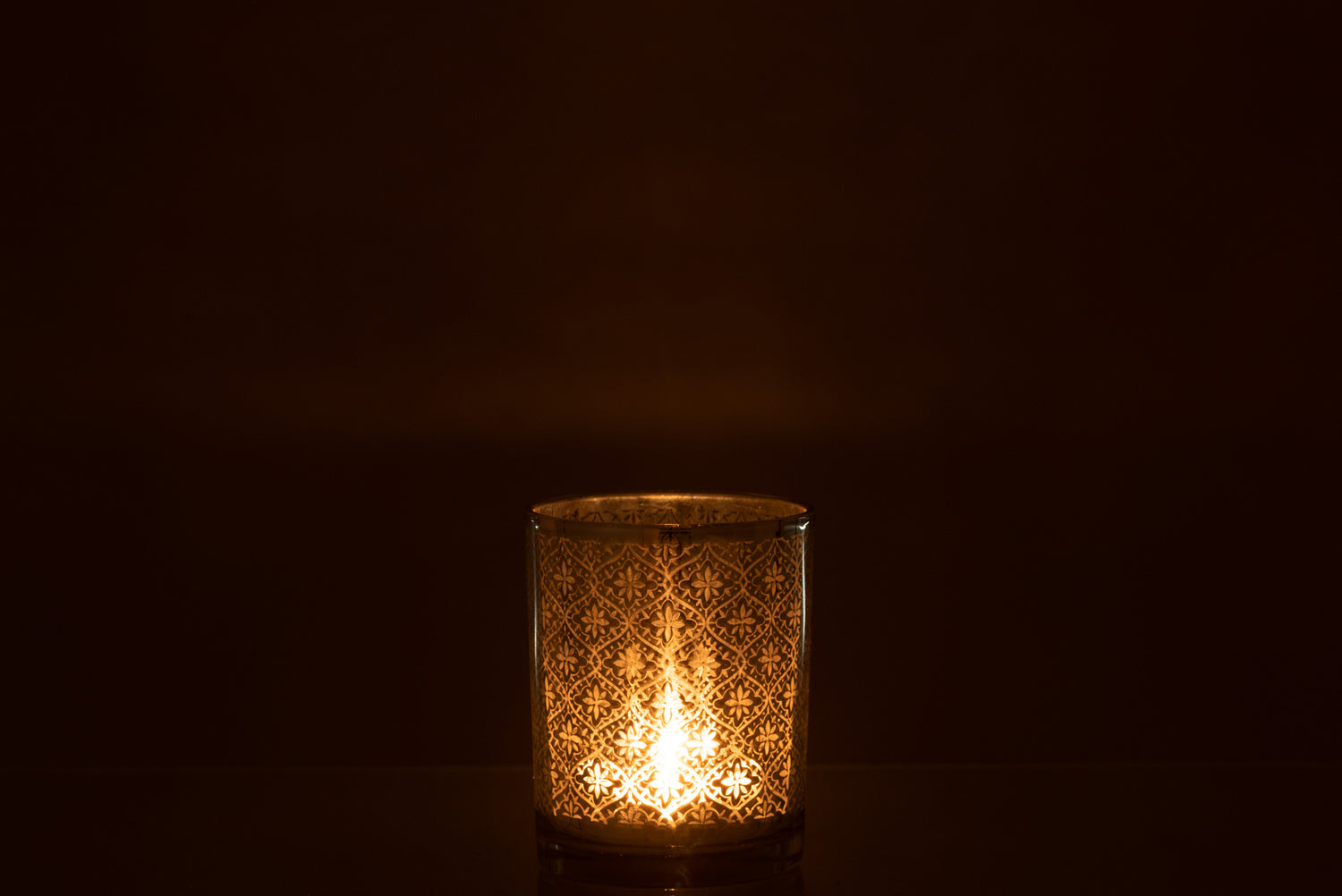 Orkaan Oosters Glas Zilver Klein