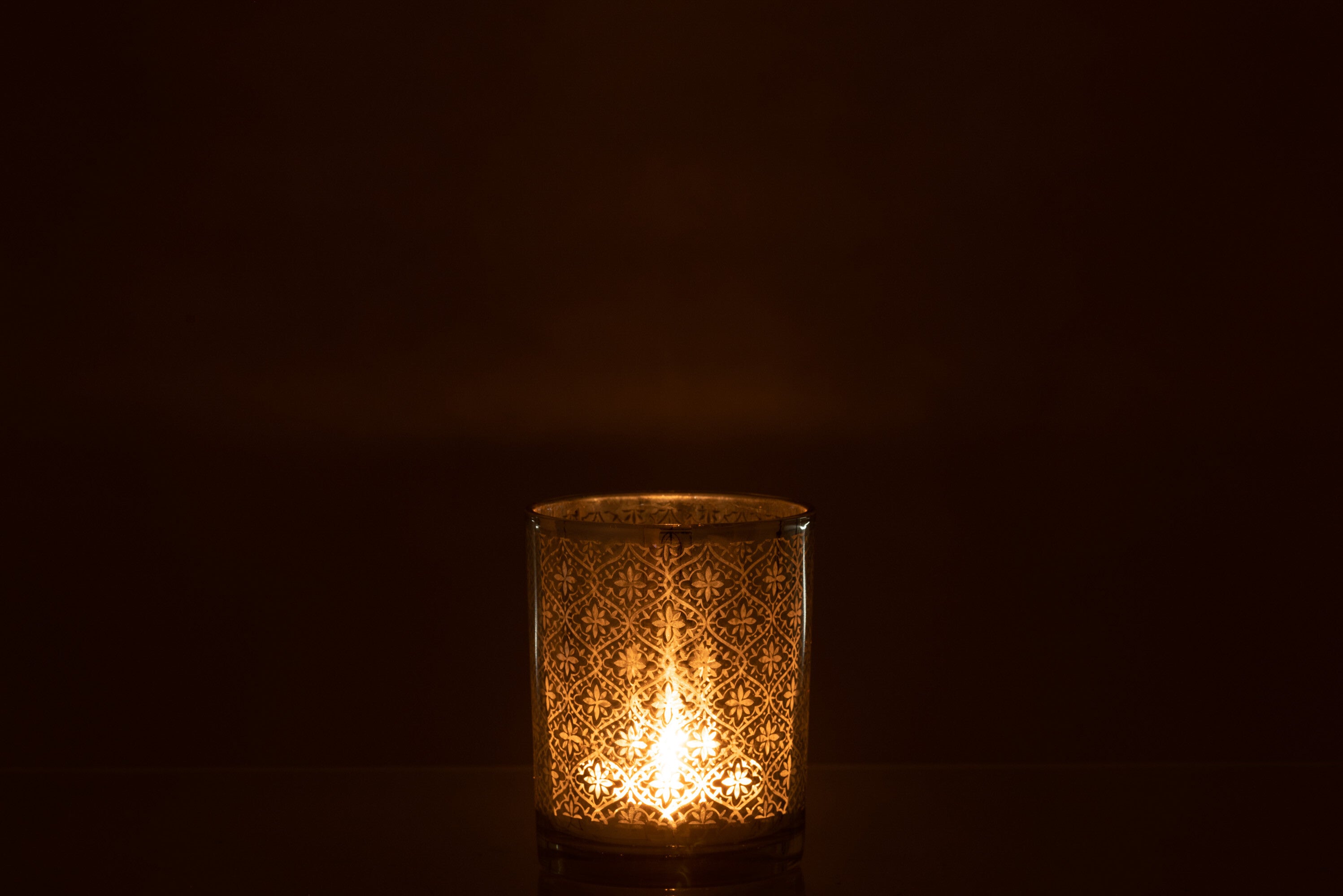 Orkaan Oosters Glas Zilver Klein