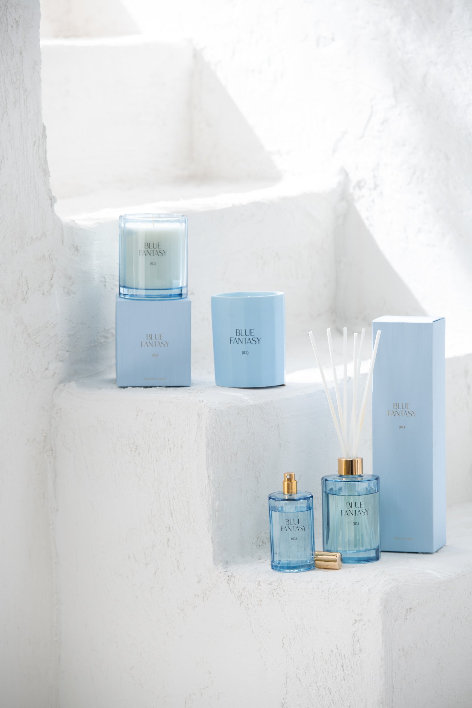 J-Line huisparfum - Home Fragrance - Blauw Fantasy