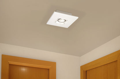Polifemo plafondlamp GU10 1-licht gestructureerd wit