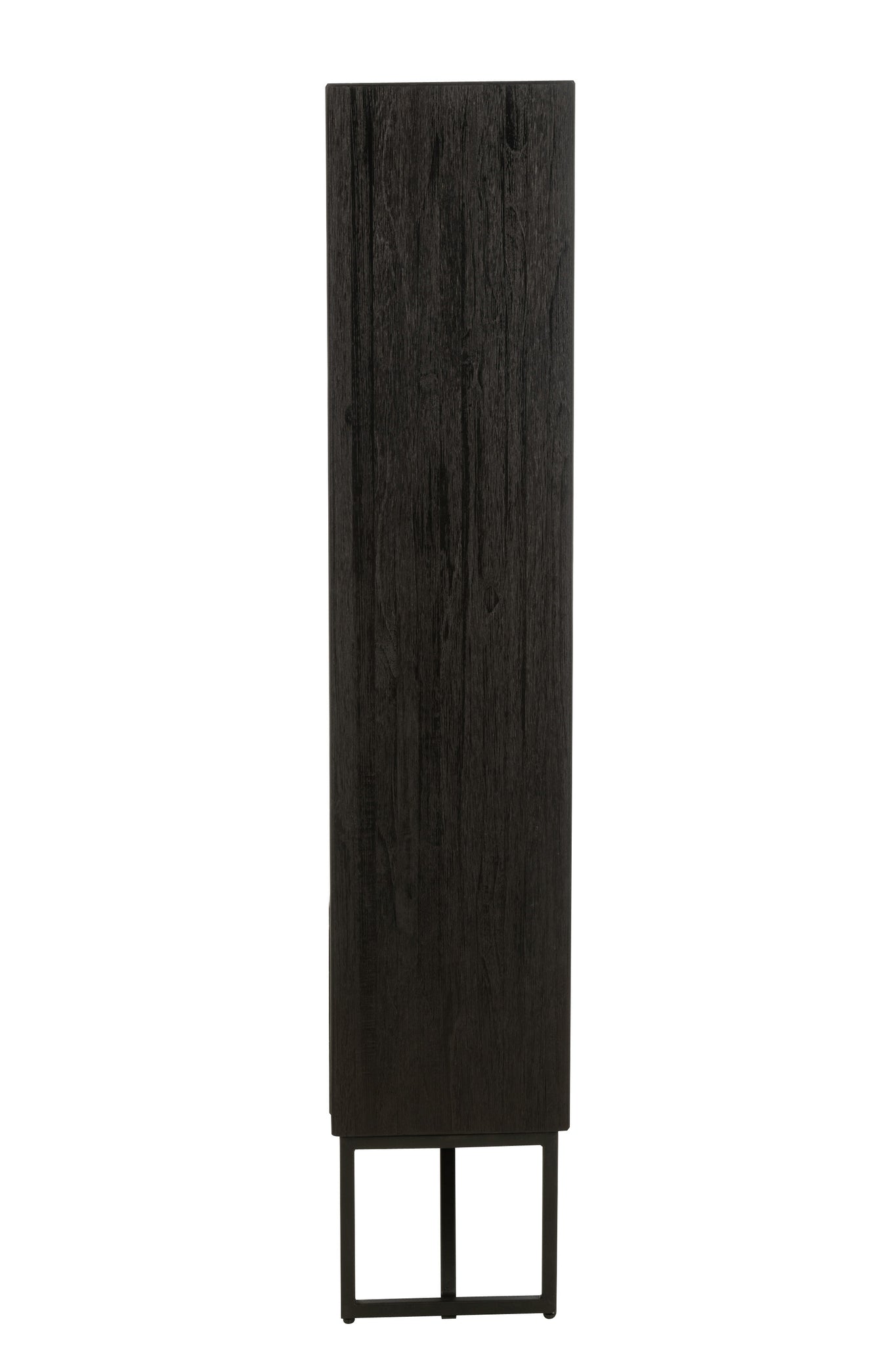 J-Line Kast Met Lades Gerecycleerd Teak Zwart
