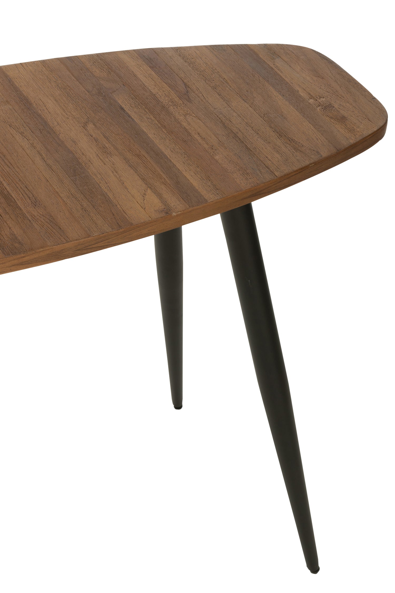 Console Ovaal Recycle Teak Natuurlijk