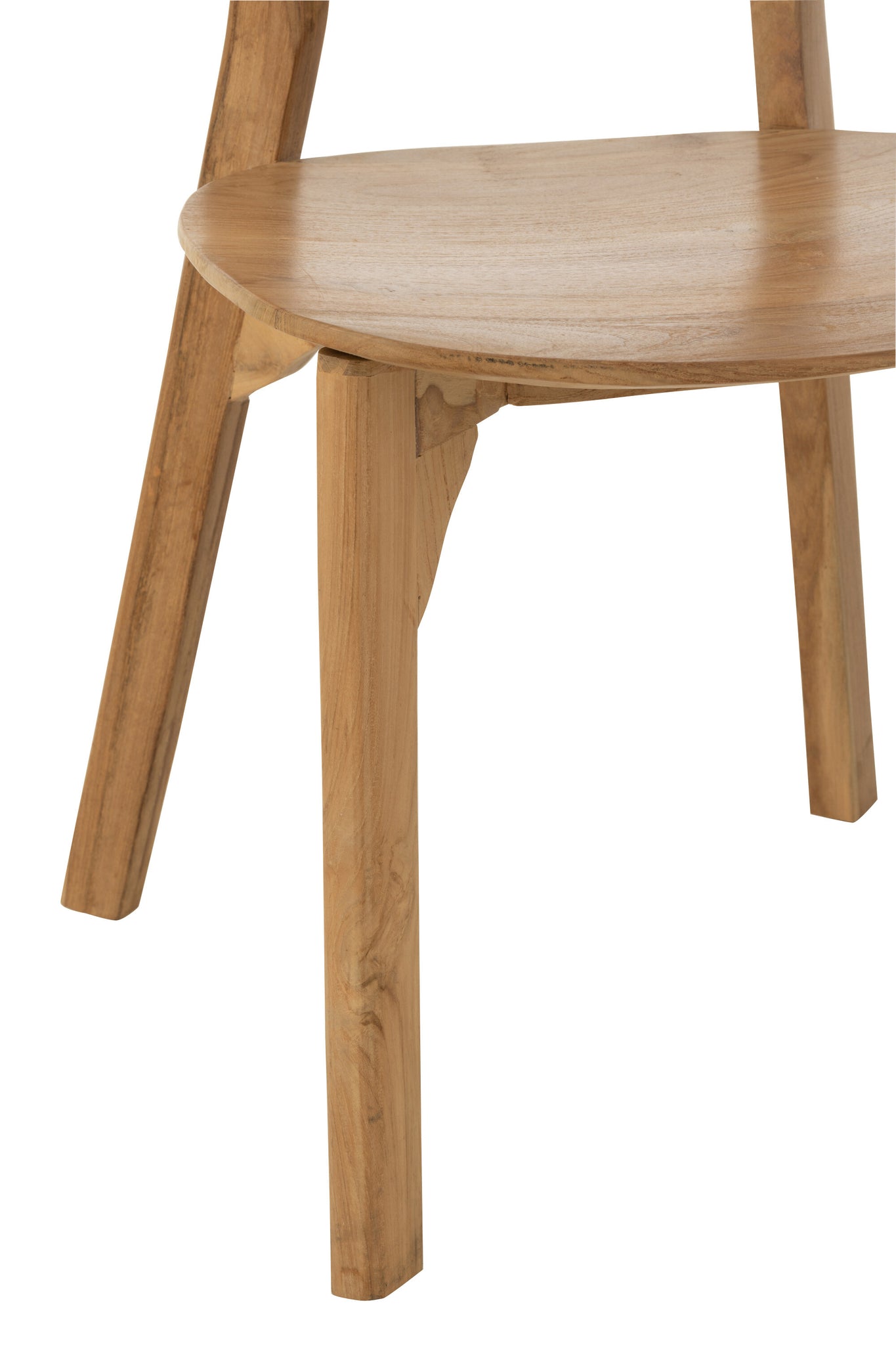 Stoel Peanut Teak Wood Natural