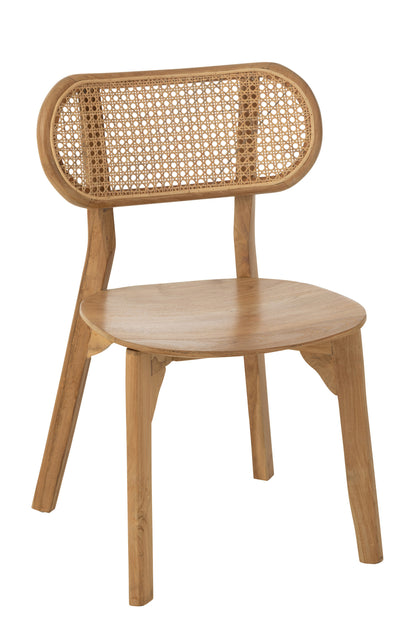 Stoel Peanut Teak Wood Natural