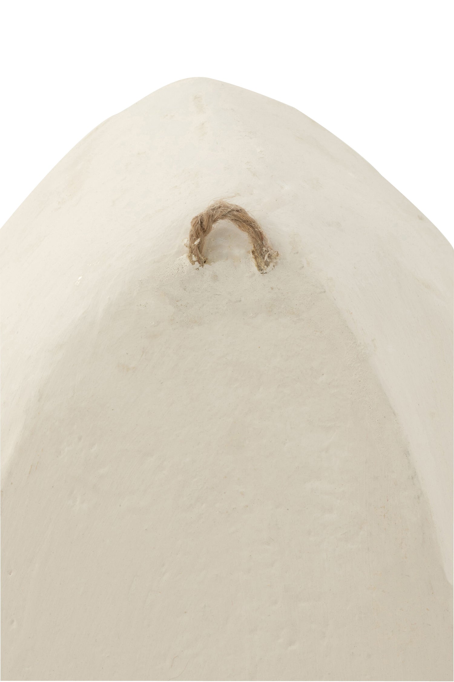 Set van 3 wandrekken papier-maché wit