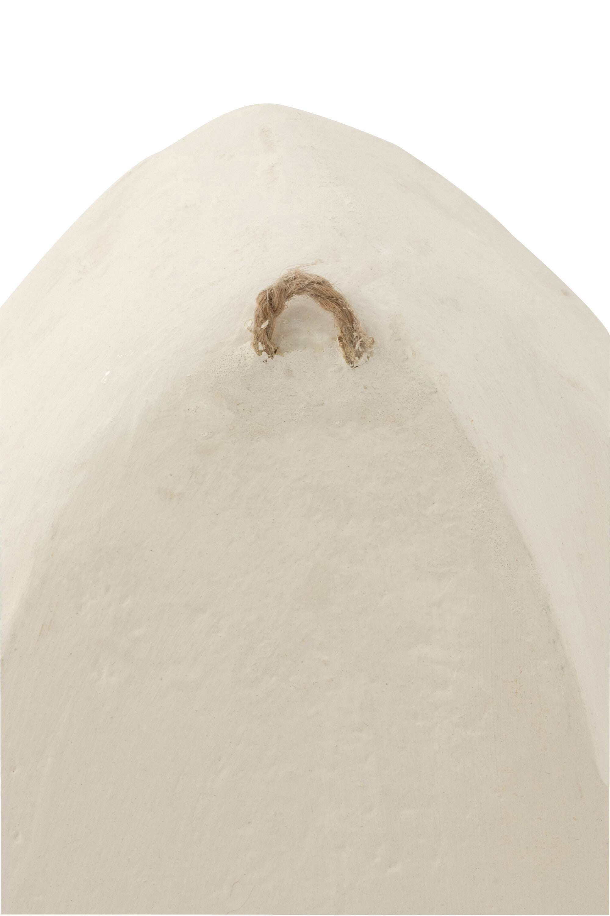 Set van 3 wandrekken papier-maché wit