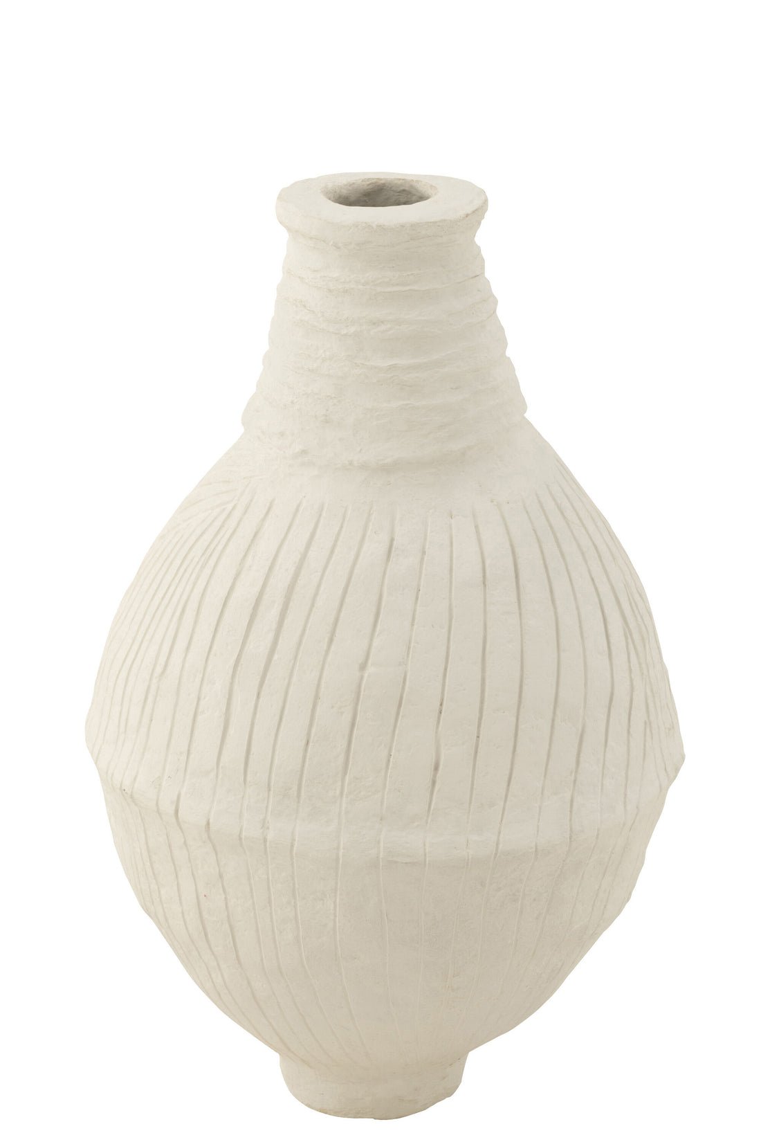 Pot Laxmi Papier-maché Wit