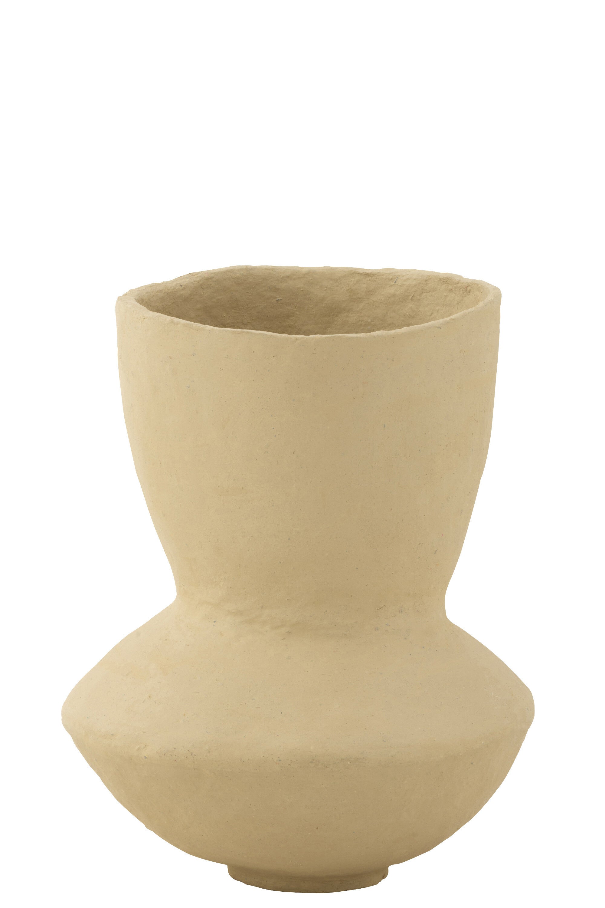 Pot Archaic Paper Mache Natuurlijk Groot