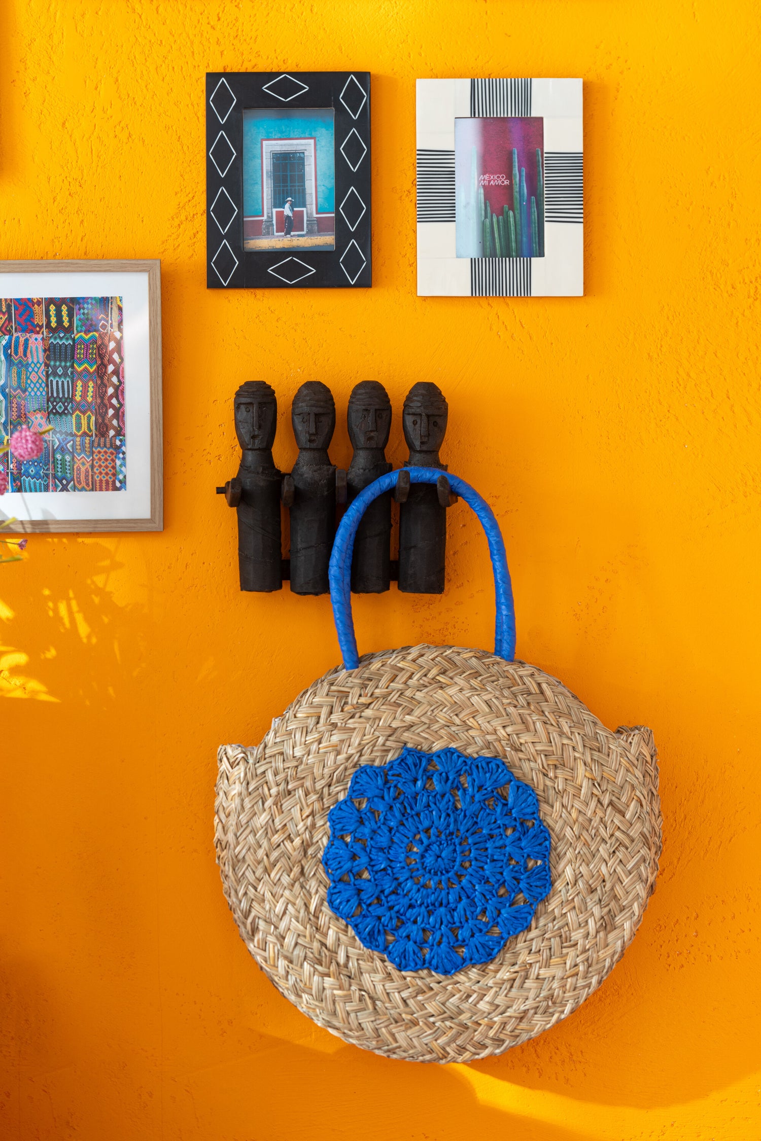 Kapstok Poppen Hout Zwart