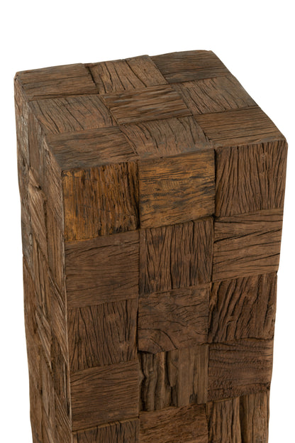 Pilaar Hout Natuurlijk Groot