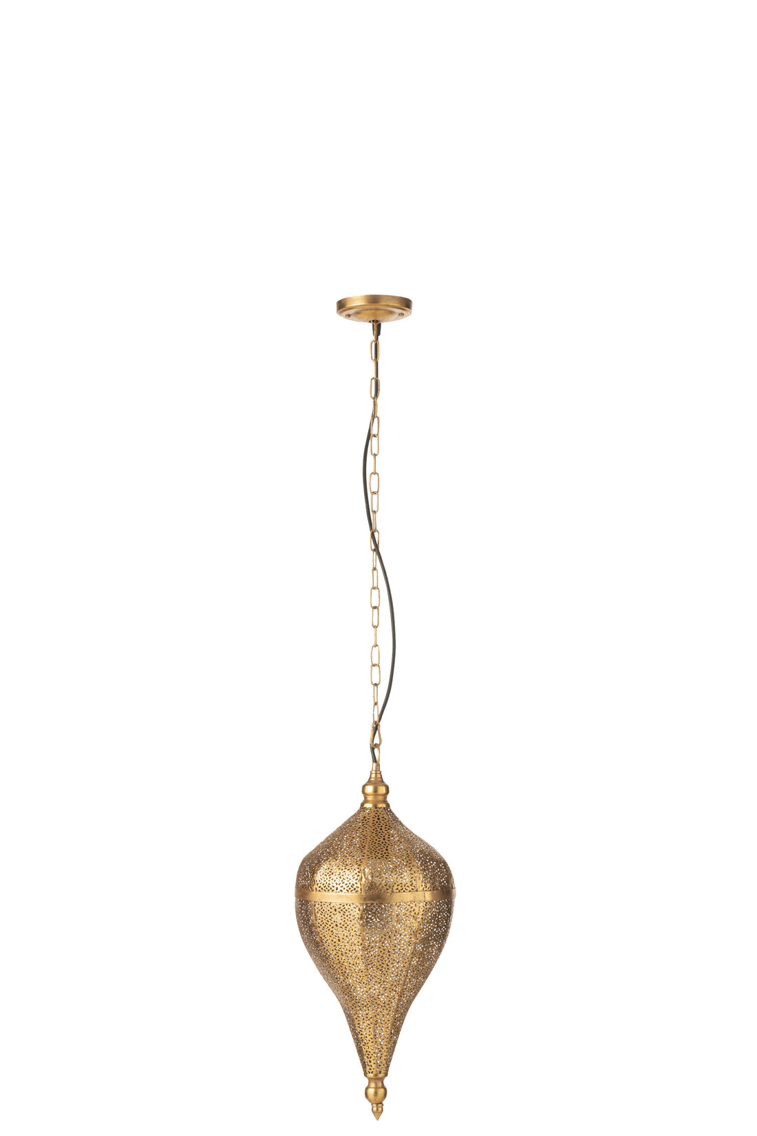 J-Line Belvivere Druppel Hanglamp Metaal Goud Small