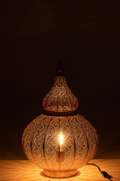 J-Line Lamp Aladin Metaal Goud Small