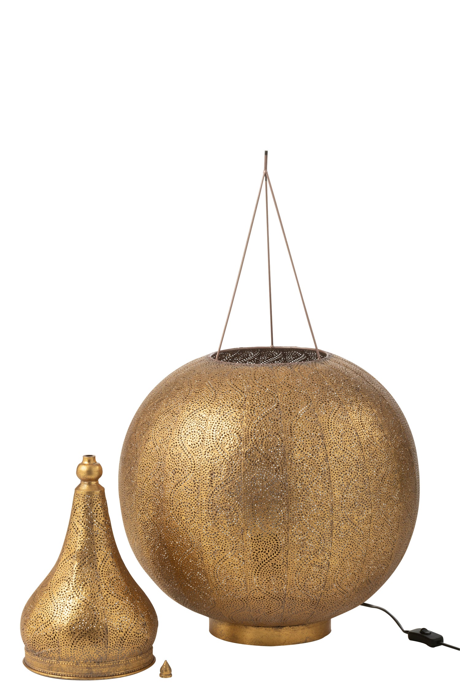 J-Line Lamp Aladin Metaal Goud Large