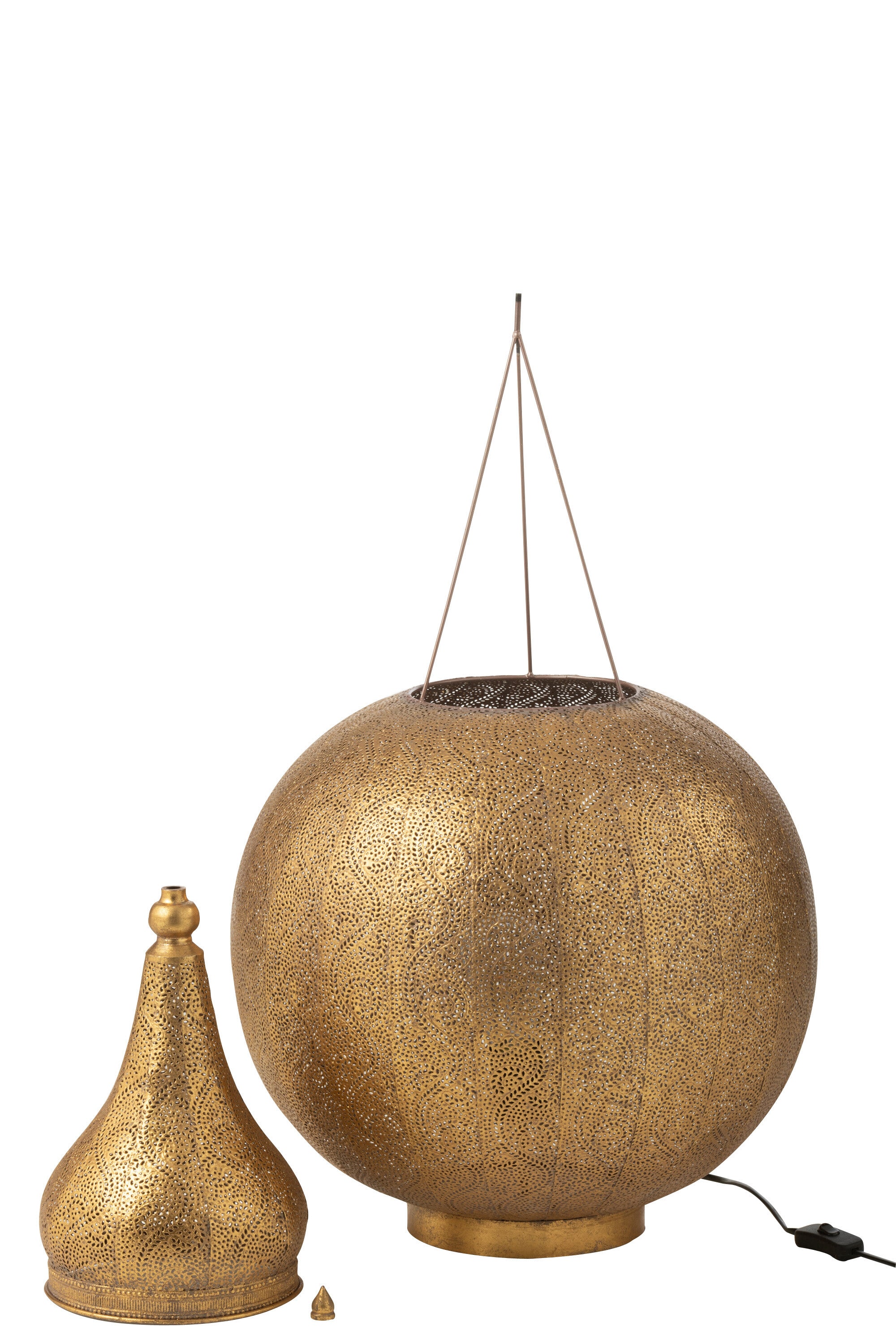 J-Line Lamp Aladin Metaal Goud Large