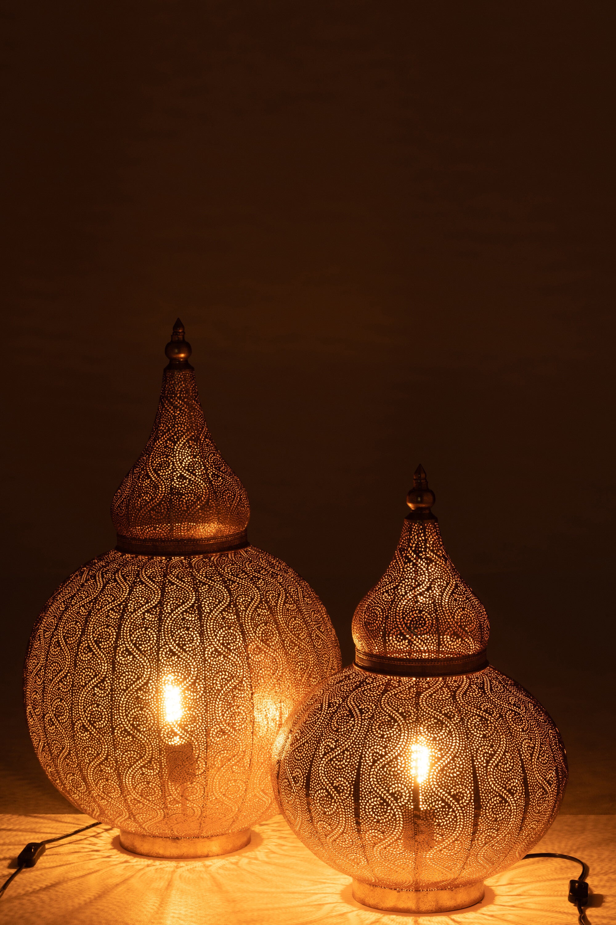 J-Line Lamp Aladin Metaal Goud Large