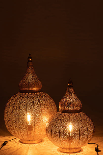 J-Line Lamp Aladin Metaal Goud Large
