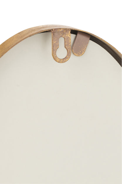 Spiegel Abstract Mdf/Glas Goud Klein