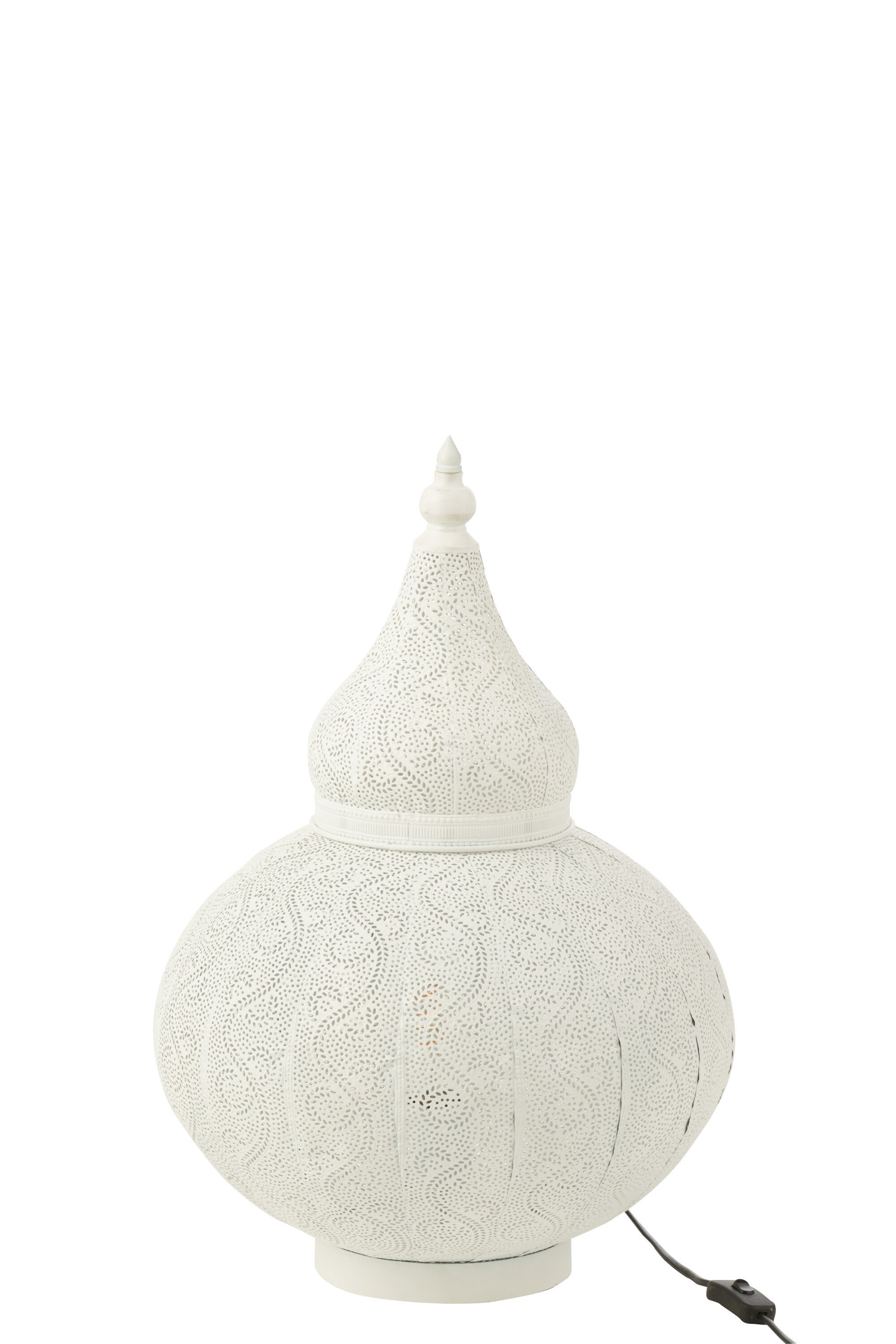 J-Line Lamp Aladin Metaal Wit klein