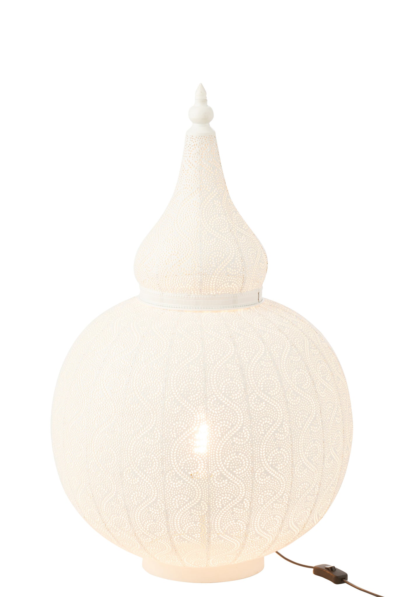 J-Line Lamp Aladin Metaal Wit groot