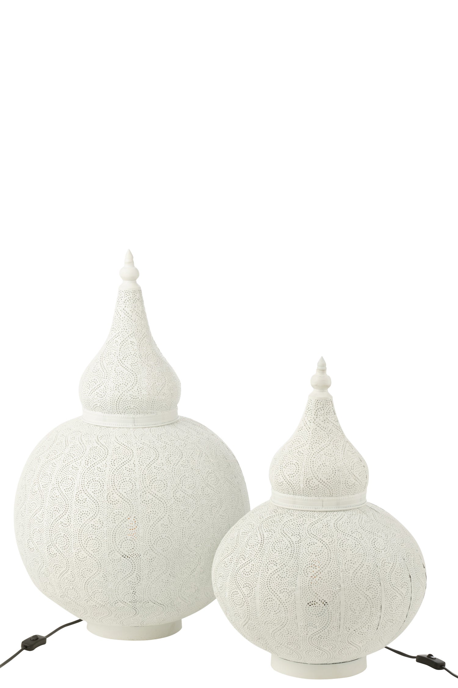 J-Line Lamp Aladin Metaal Wit groot