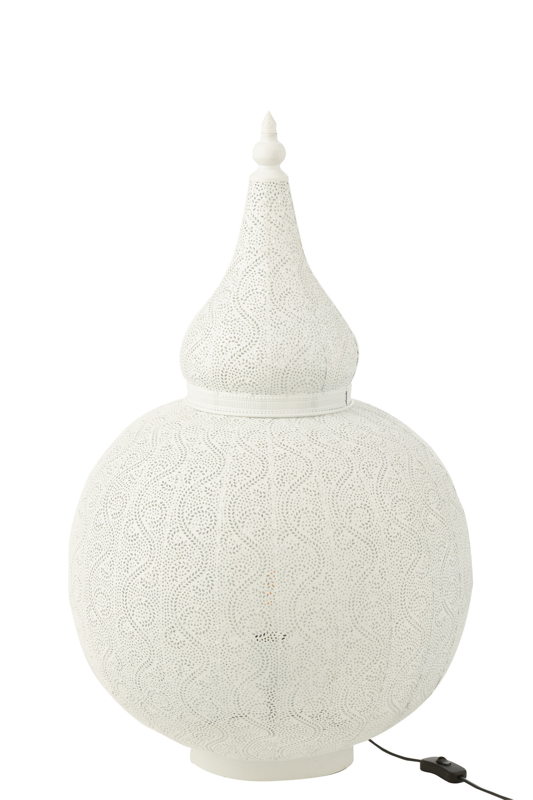 J-Line Lamp Aladin Metaal Wit groot