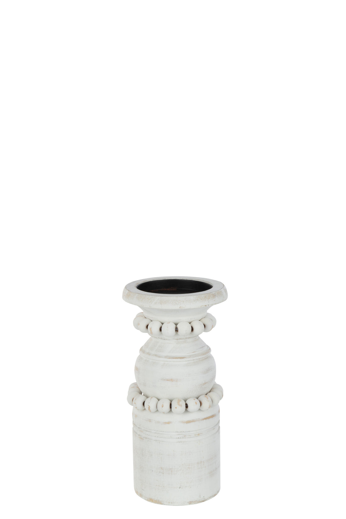 J-Line kaarshouder Pila metaal - wit - small